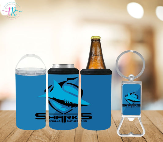 4-in-one-can-cooler-keychain-bottle-opener-set-Sharks-tr-collective-front