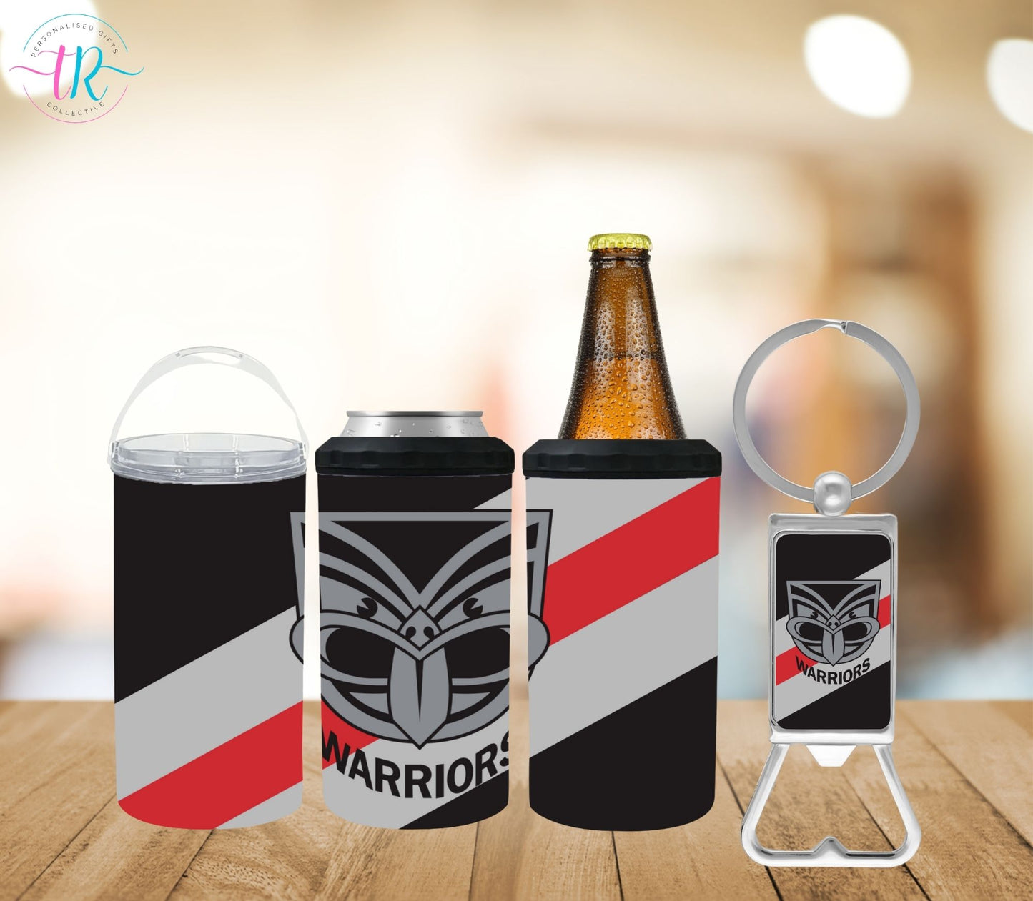 4-in-one-can-cooler-keychain-bottle-opener-set-Warriors-tr-collective-front