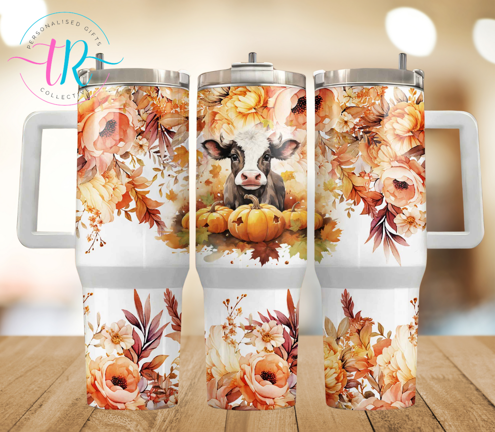 40oz-tumbler-tumbler-tumbler-cup-pumpkin-highland-TR-collective-front