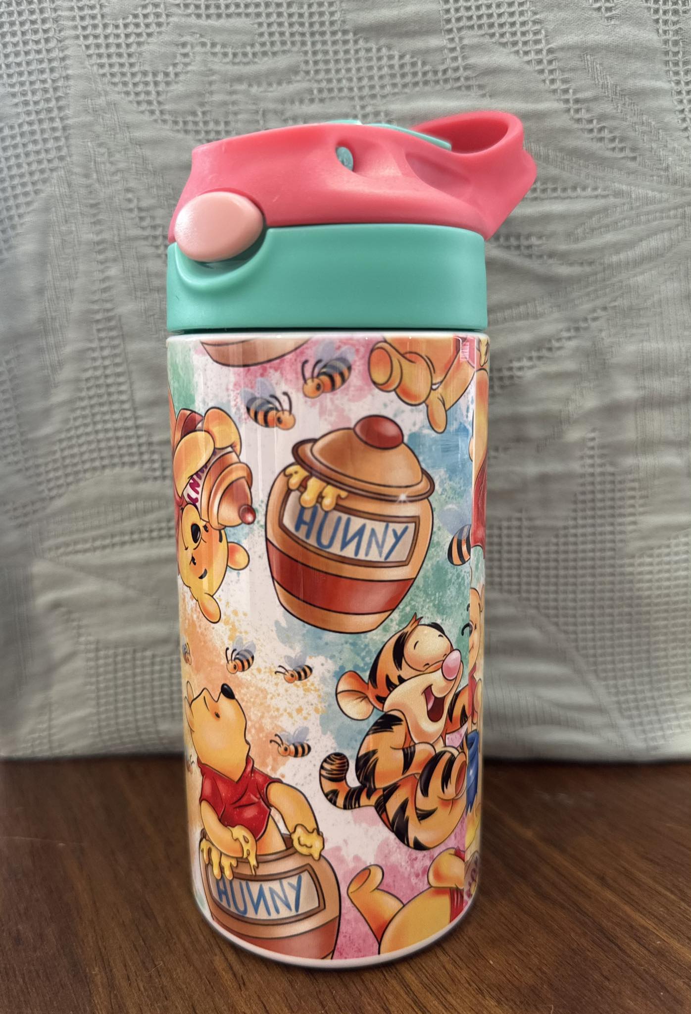 Second's - 12oz Kids Flip Top Water Bottle - Pooh Bear