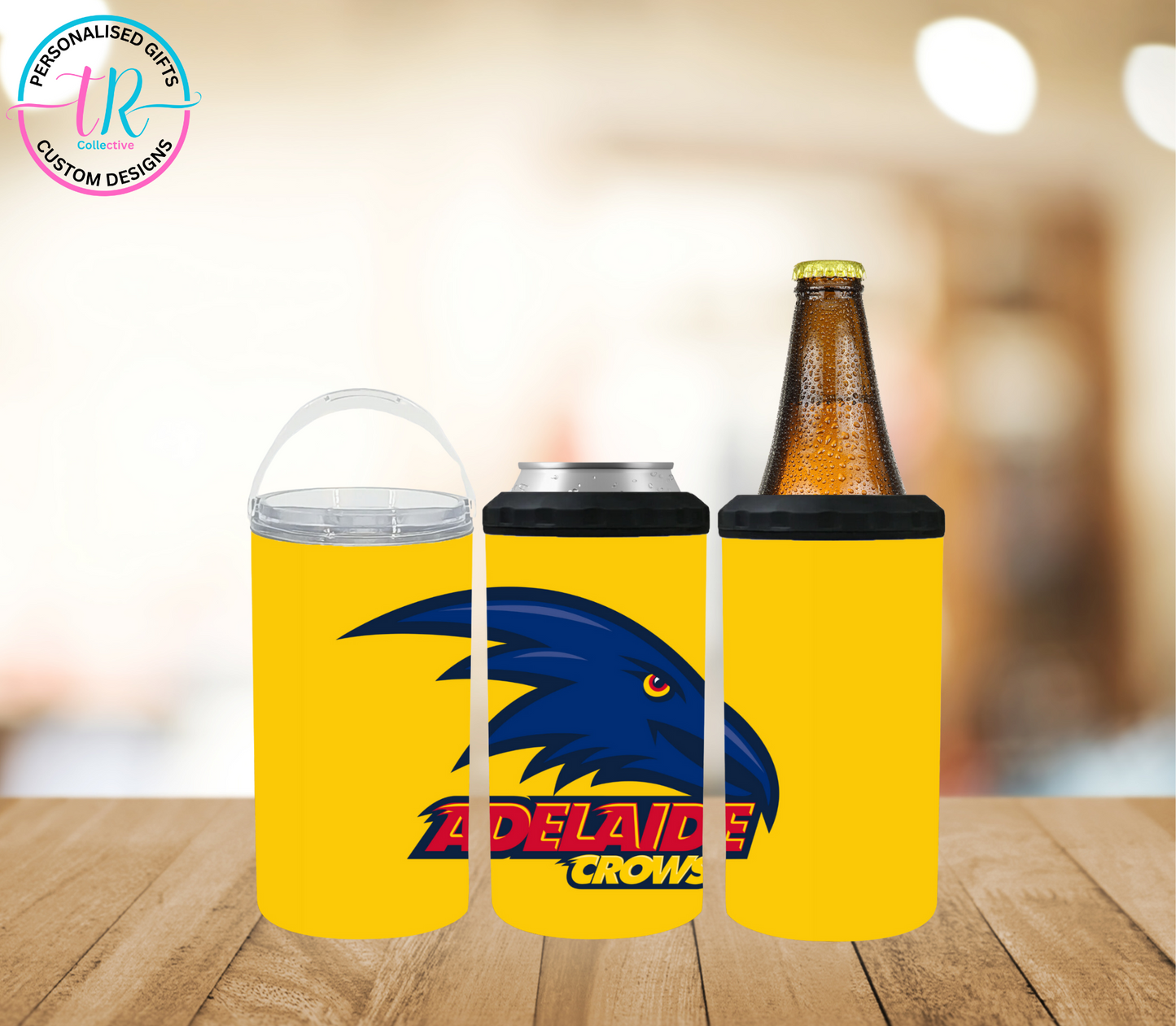 4 in 1 Stubby/Can Cooler Tumbler - Adelaide Crows