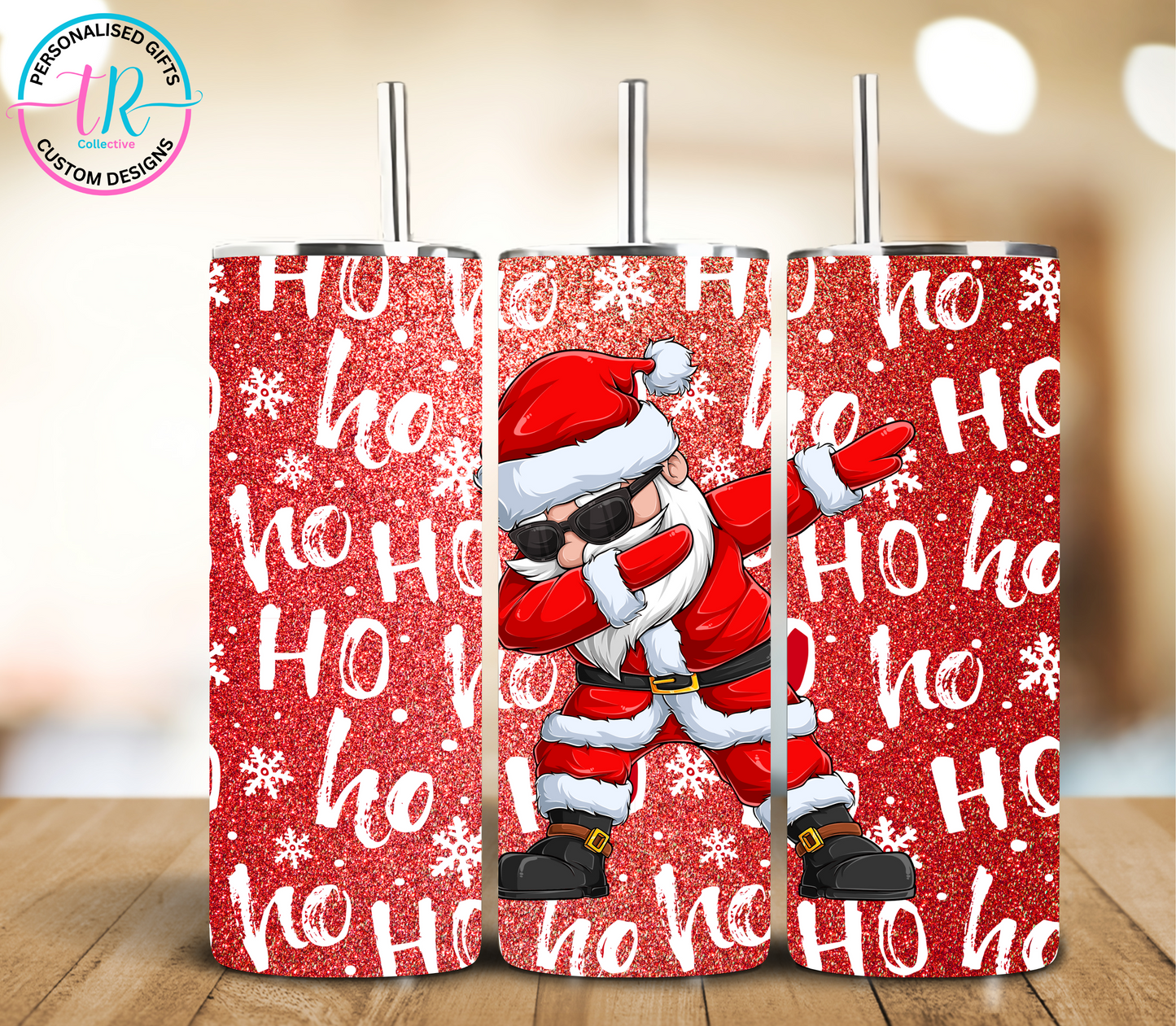 Christmas-20oz-tumbler-coffee-tumbler-tumbler-santa-hoho-TR-collective-front