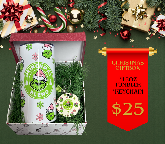 Christmas-gift-box-15oz-tumbler-key-chain-grinch-blend-tr-collective.front