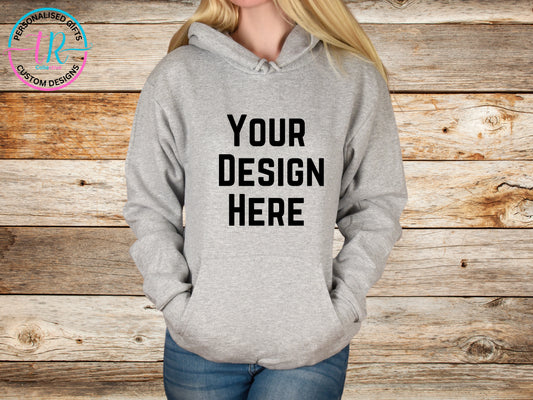 Custom-hoodies-womens-hoodie-jumper-design-your-own-gray-TR-collective-front