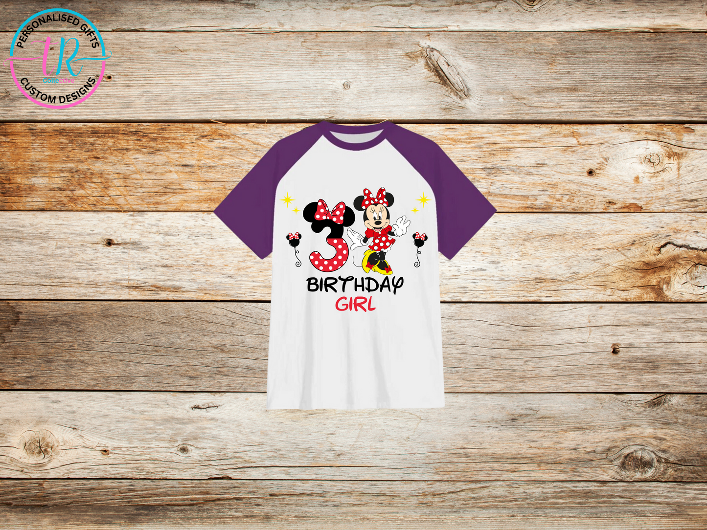 Girl_s-t-shirt-birthday-tees-shirts-minnie-mouse-birthday-girl-3-purple-sleeve-TR-collective-front