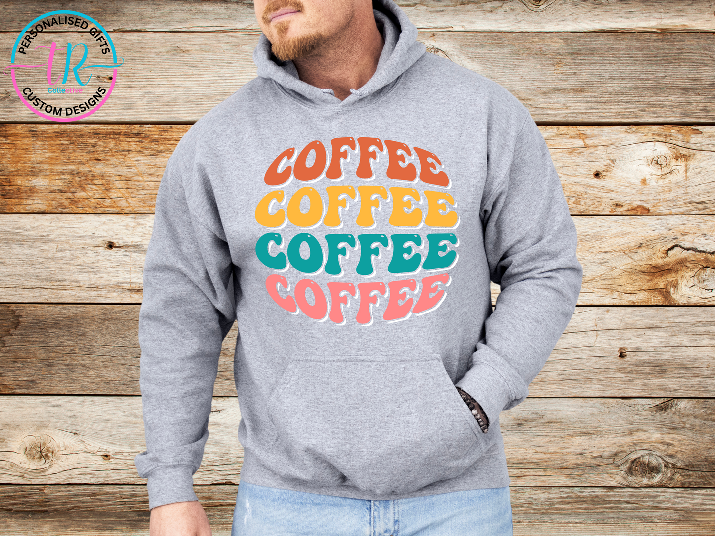 Hoodies-mens-hoodie-jumper-coffee-grey-TR-collective-front