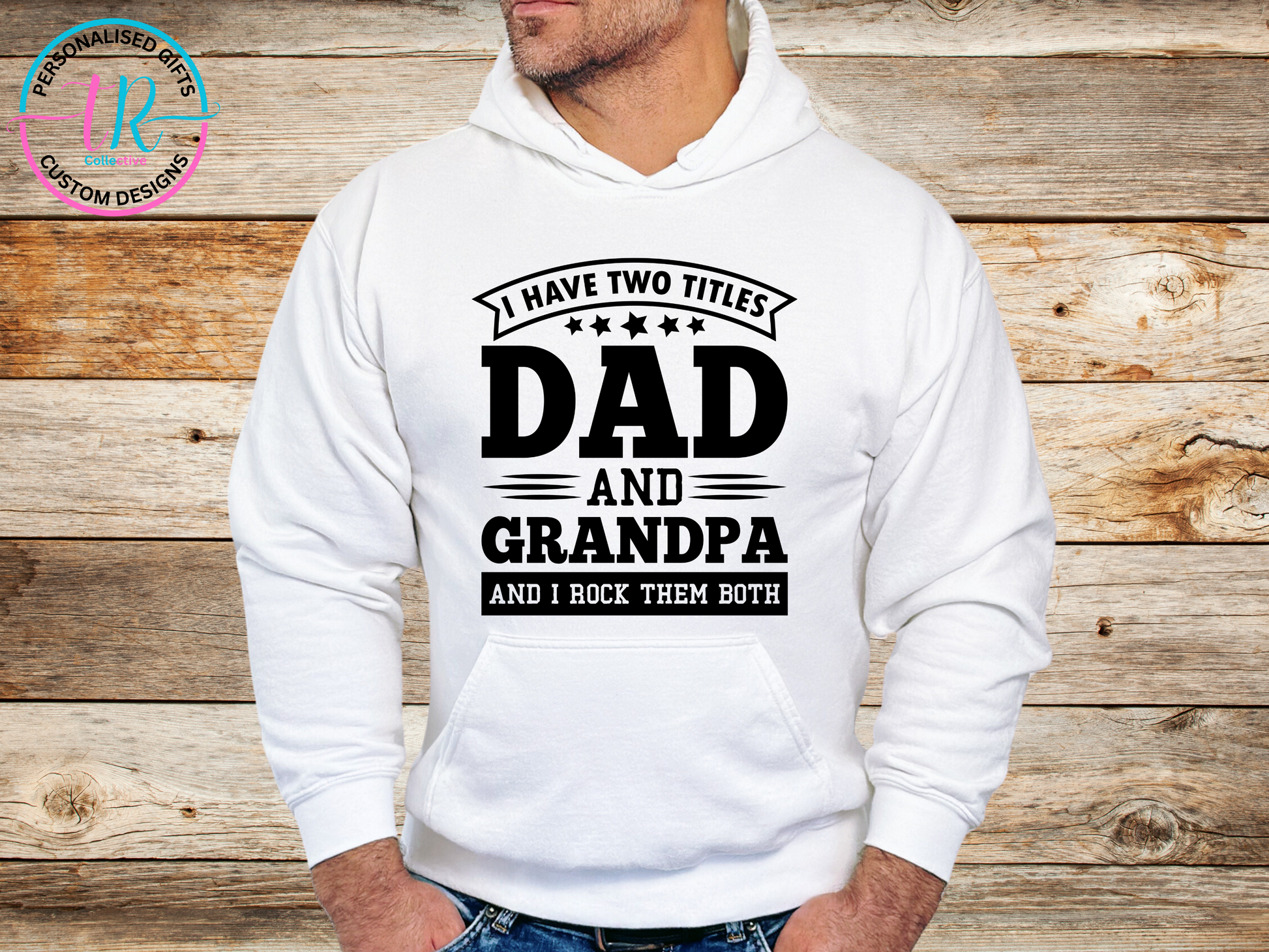 Hoodies-mens-hoodie-jumper-dad-and-grandpa-white-TR-collective-front