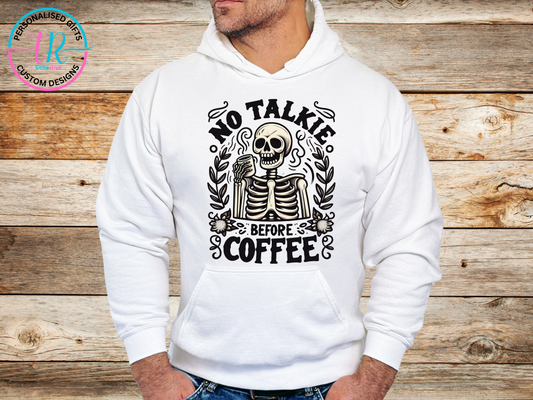 Hoodies-mens-hoodie-jumper-no-talkie-white-TR-collective-front