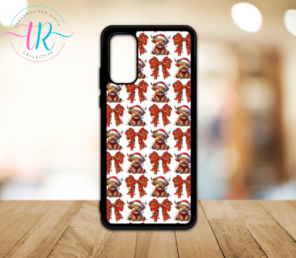 Christmas Phone Case - Highland Christmas Bow