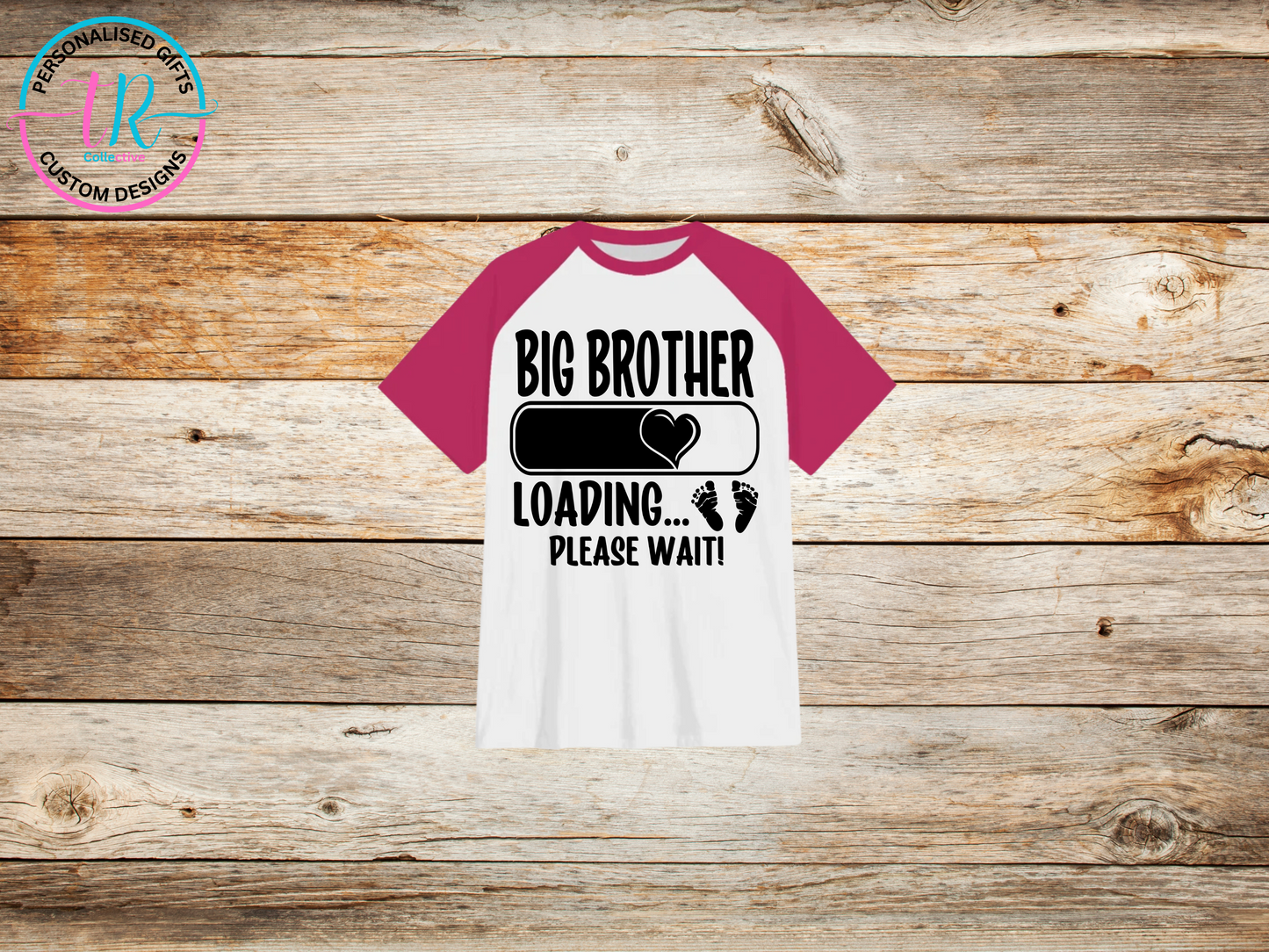 boys-t-shirt-graphic-tees-shirts-big-brother-loading-pink-sleeve-TR-collective-front