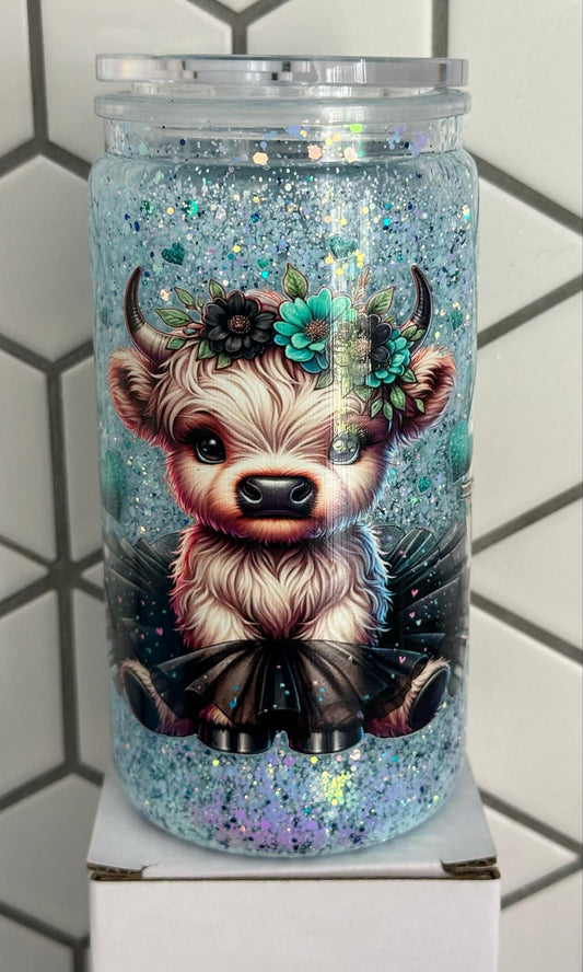 SnowGlobe Tumbler - Blue Highland