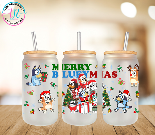 christmas-16oz-glass-tumbler-glass-can-christmas-glass-tumbler-with-straw-bluey-mas-TR-collective-front