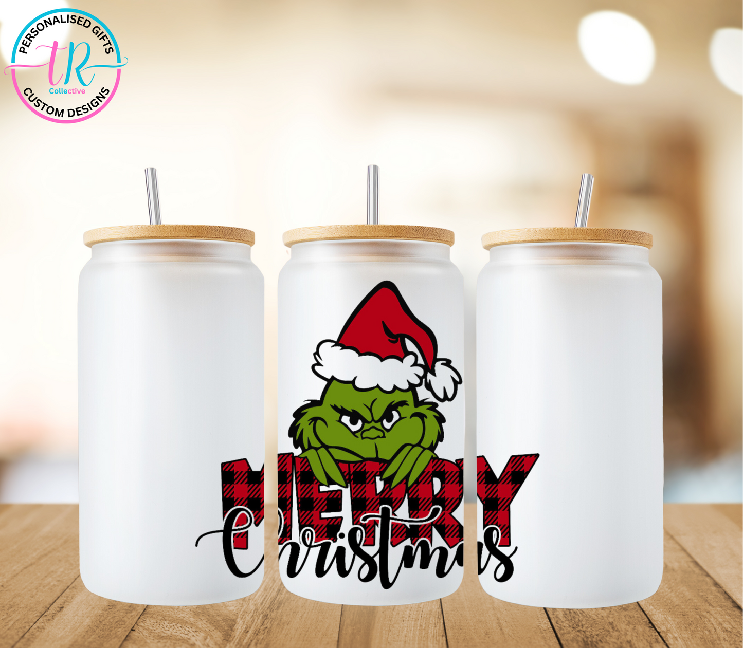 christmas-16oz-glass-tumbler-glass-can-christmas-glass-tumbler-with-straw-merry-christmas-TR-collective-front