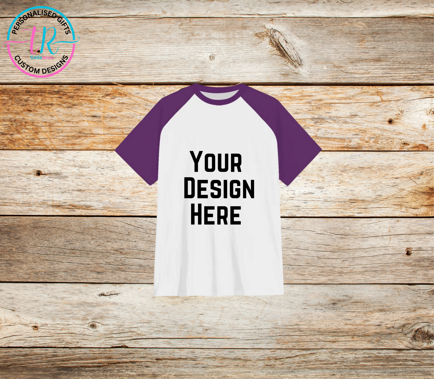 custom-t-shirts-design-your-own-shirt-personalised-t-shirt-purple-sleeve-kids-TR-collective-front