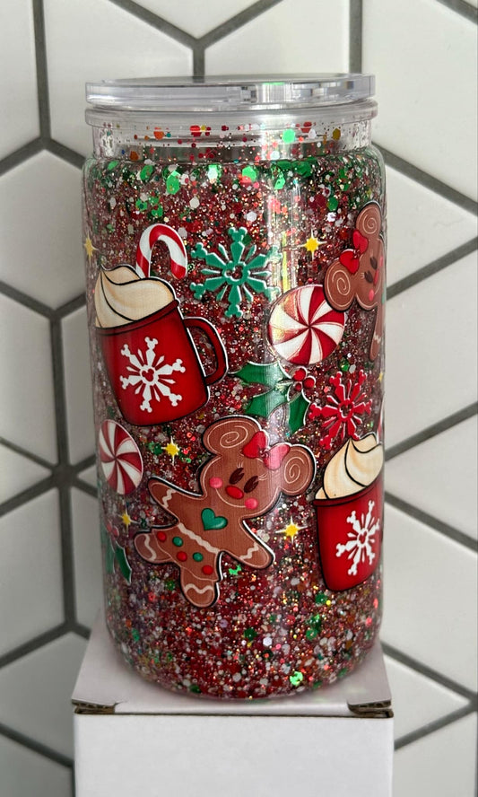 SnowGlobe Tumbler - Christmas Coffee
