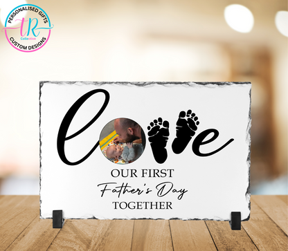 fathers-day-gifts-rectangle-photo-slate-the-our-first-fathers-day-TR-collective-front