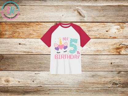 girls-t-shirt-birthday-tees-shirts-unicorn-birthday-number-5-red-sleeve-TR-collective-front_1e41bc7b-85c8-440c-8a29-65734d4d0caa