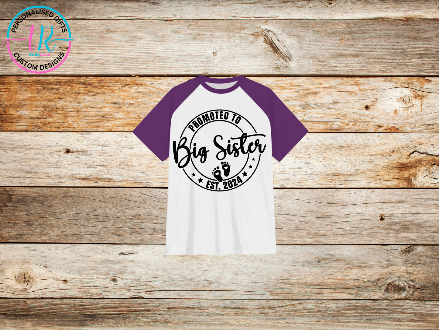 girls-t-shirt-graphic-tees-shirts-big-sister-purple-sleeve-TR-collective-front