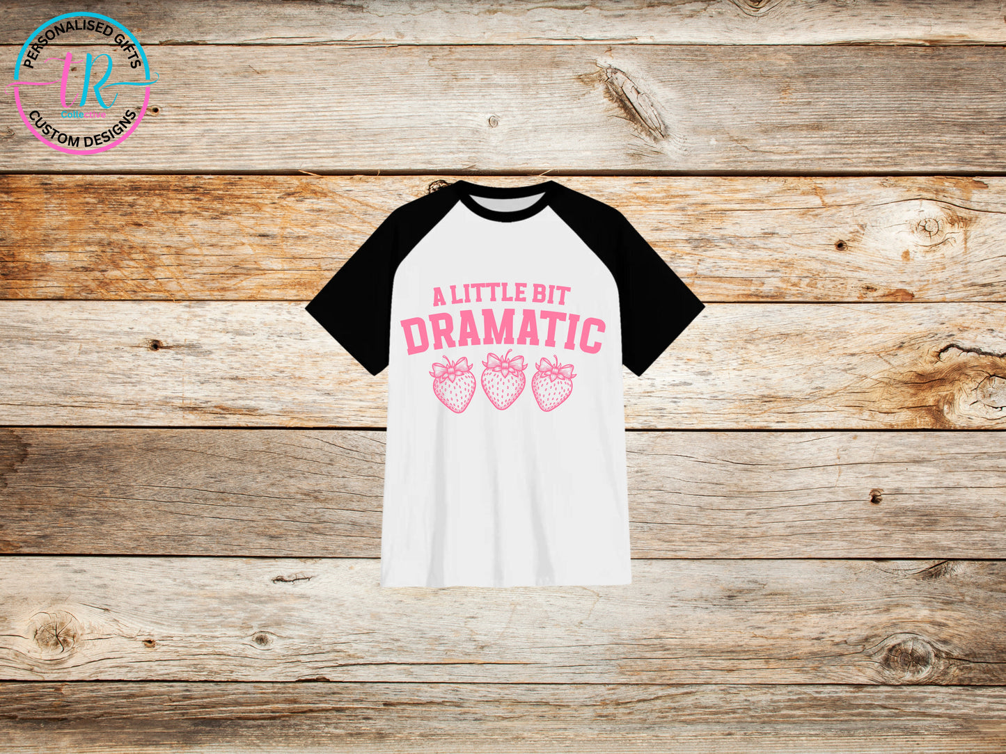 girls-t-shirt-graphic-tees-shirts-little-dramatic-black-sleeve-TR-collective-front