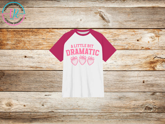 girls-t-shirt-graphic-tees-shirts-little-dramatic-pink-sleeve-TR-collective-front