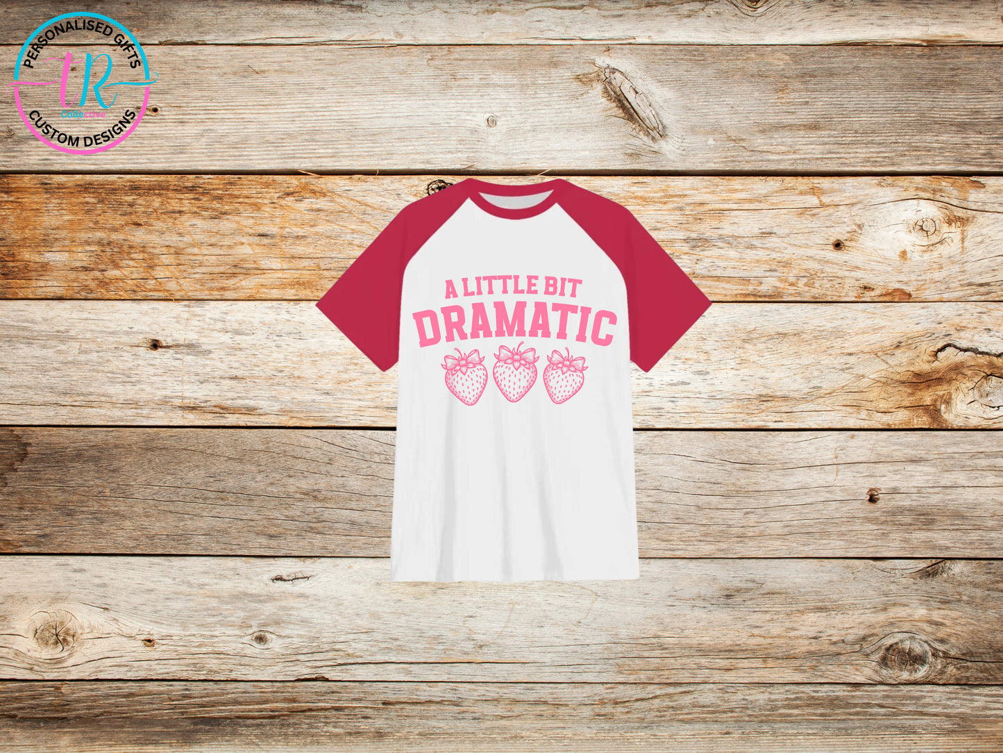 girls-t-shirt-graphic-tees-shirts-little-dramatic-red-sleeve-TR-collective-front