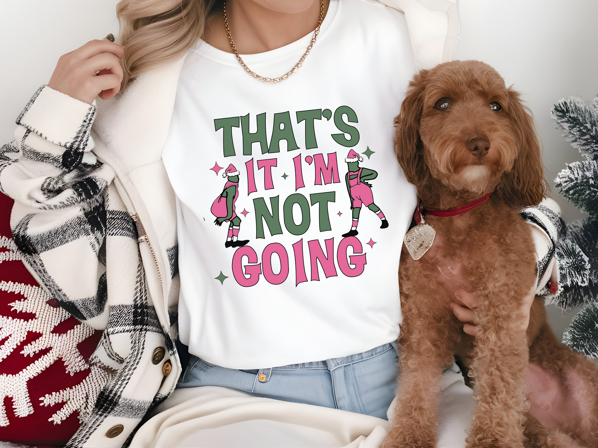 grinch-shirt-adult-christmas-shirt-family-christmas-shirt-christmas-shirts-womens-i_m-not-going-TR-Collective-front