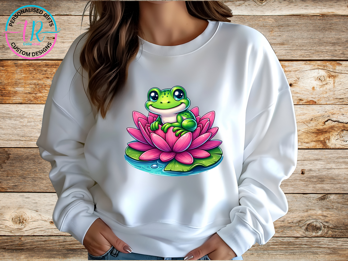 jumper-sweat-shirt-womens-jumper-lily-frog-white-TR-collective-front