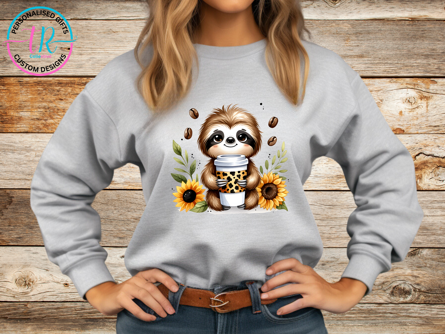 jumper-sweat-shirt-womens-jumper-sloth-coffee-gray-TR-collective-front