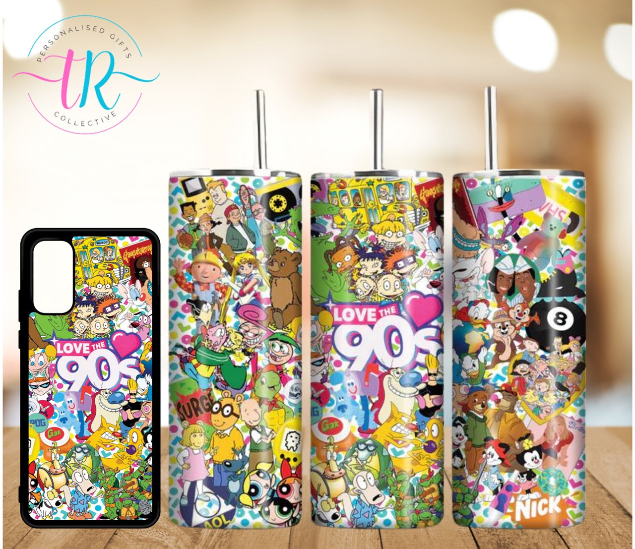 matching-set-20oz-tumbler-samsung-phone-cases-love-the-90s-TR-collective-front