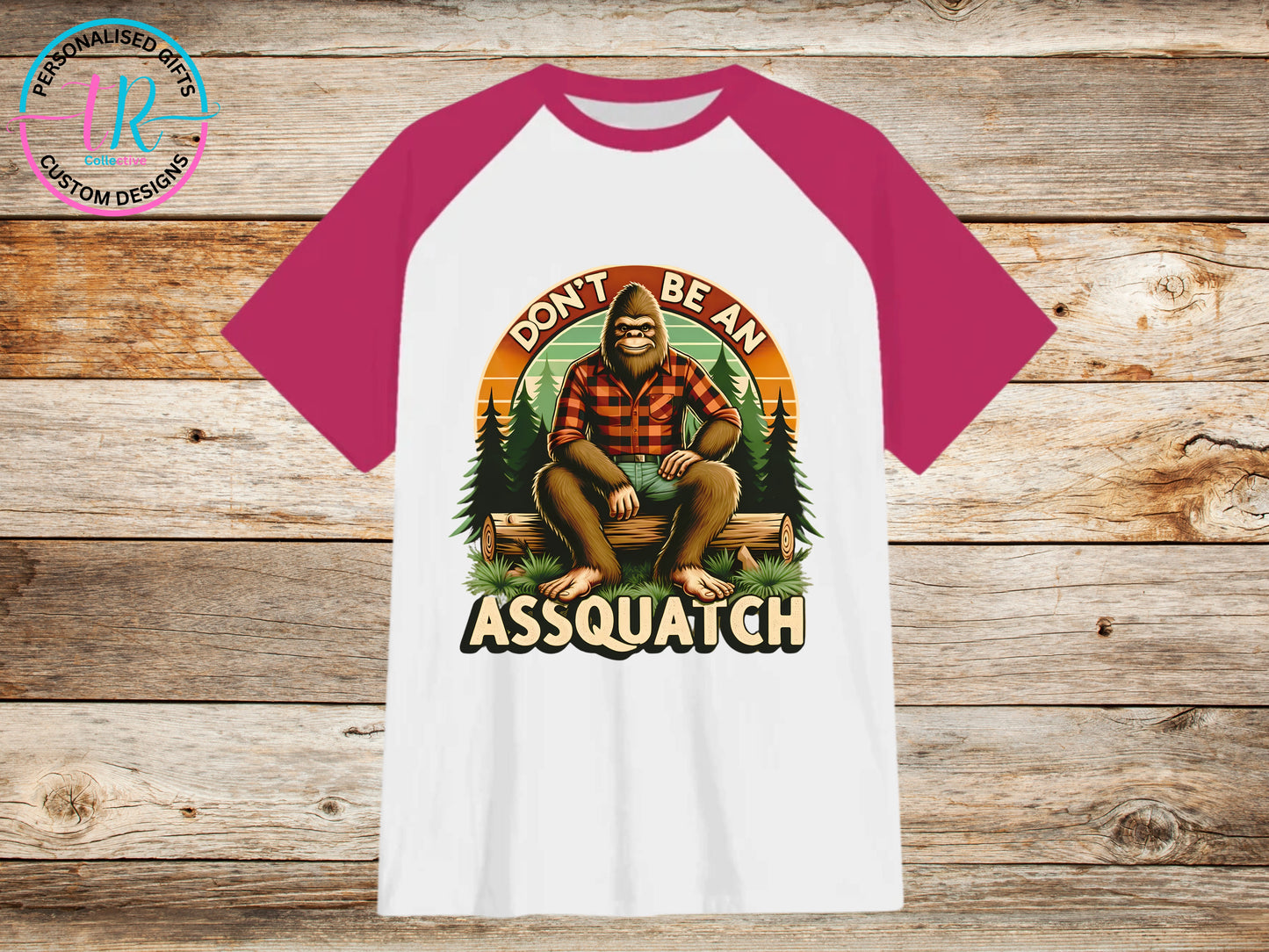 mens-t-shirt-graphic-tees-shirts-assquatch-loading-pink-sleeve-TR-collective-front