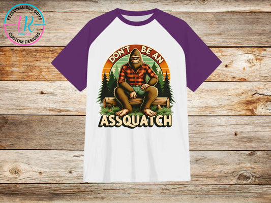 mens-t-shirt-graphic-tees-shirts-assquatch-loading-purple-sleeve-TR-collective-front