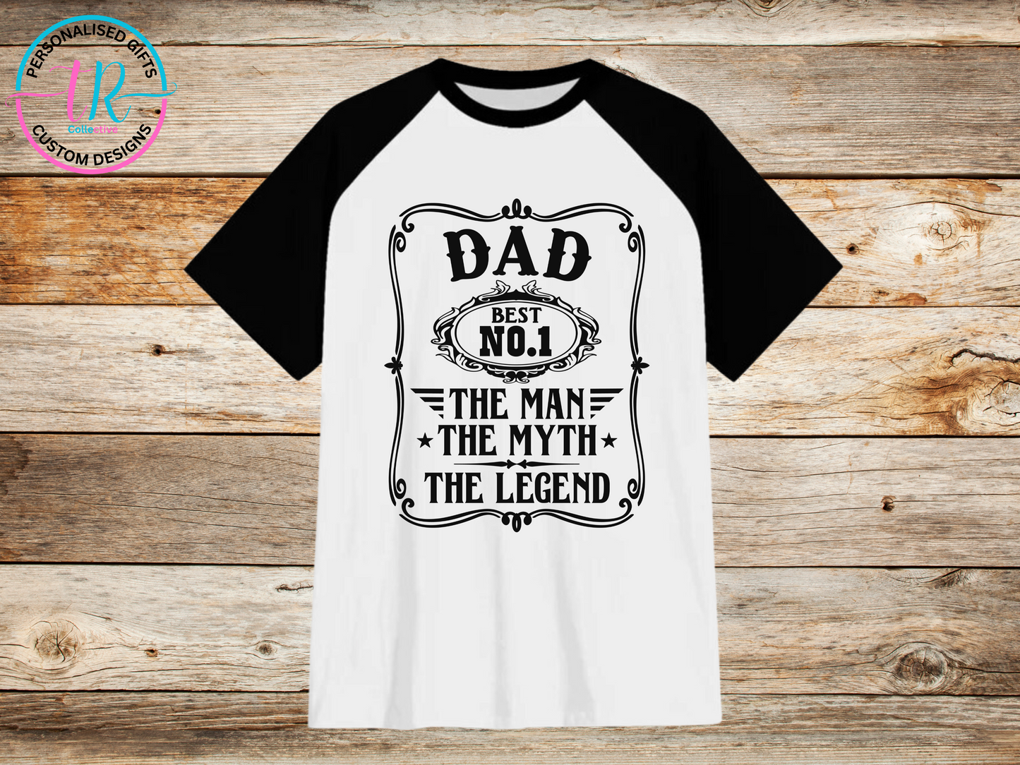 mens-t-shirt-graphic-tees-shirts-dad-black-sleeve-TR-collective-front