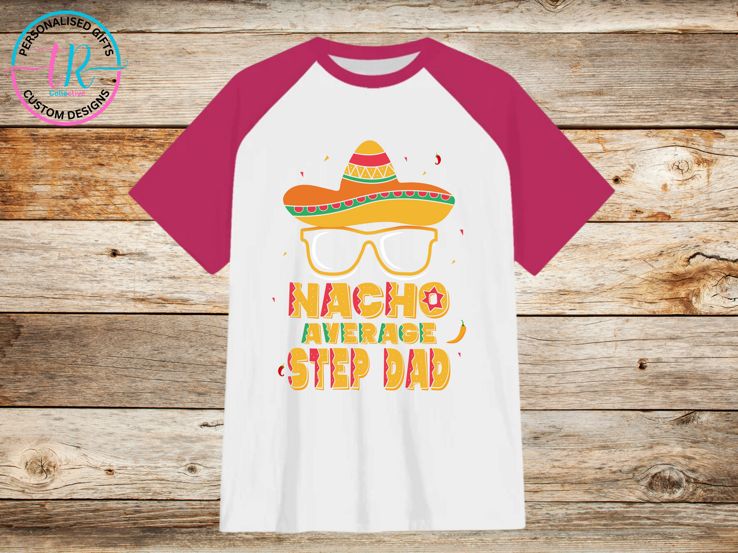 mens-t-shirt-graphic-tees-shirts-paused-Nacho-pink-sleeve-TR-collective-front