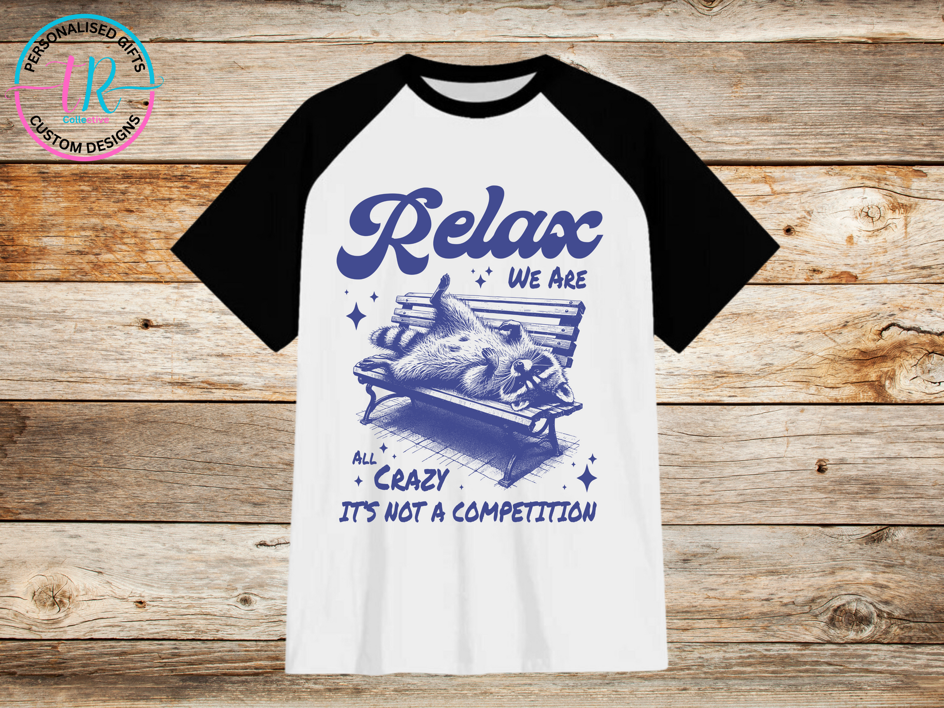 mens-t-shirt-graphic-tees-shirts-relax-black-sleeve-TR-collective-front