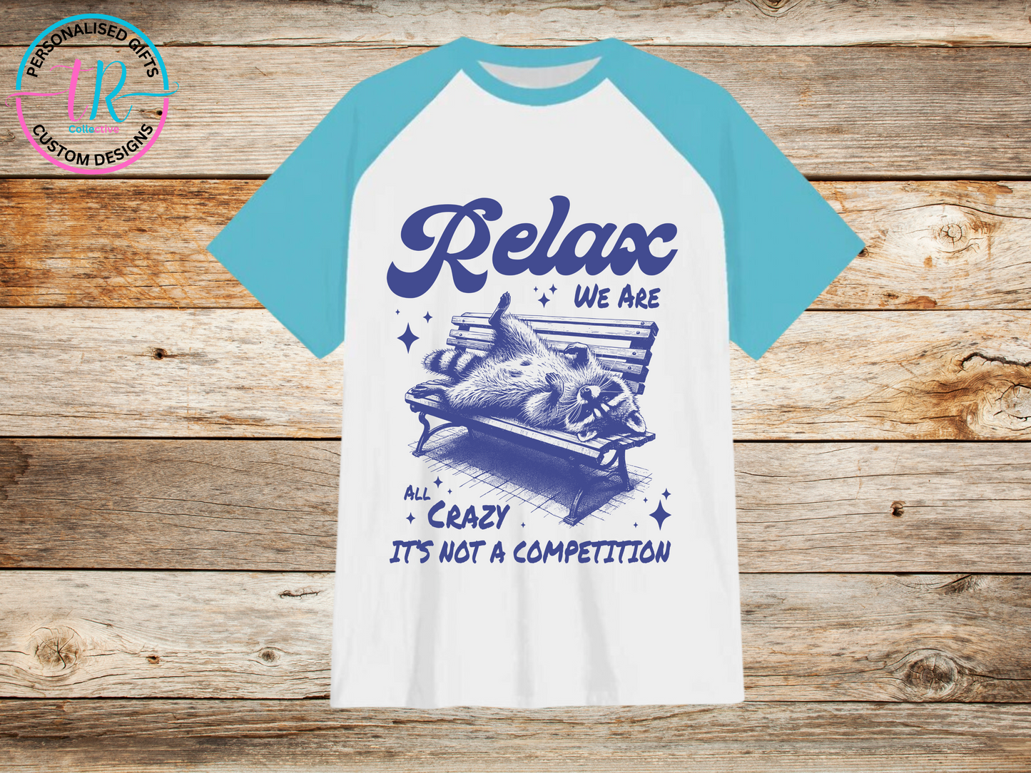 mens-t-shirt-graphic-tees-shirts-relax-light-blue-sleeve-TR-collective-front