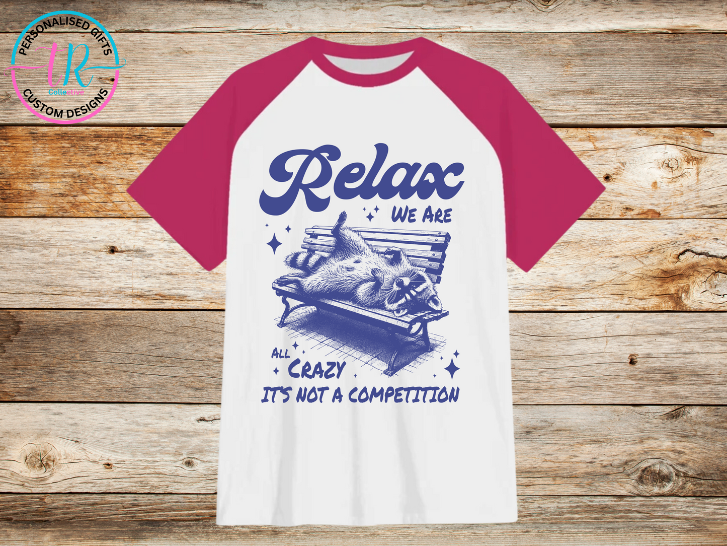 mens-t-shirt-graphic-tees-shirts-relax-pink-sleeve-TR-collective-front