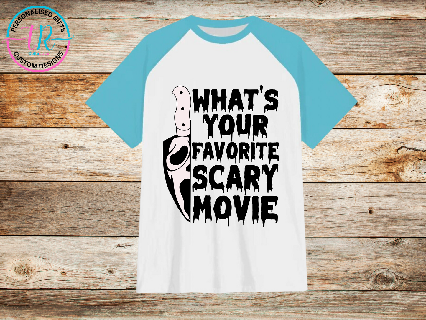 mens-t-shirt-graphic-tees-shirts-scary-movie-light-blue-sleeve-TR-collective-front