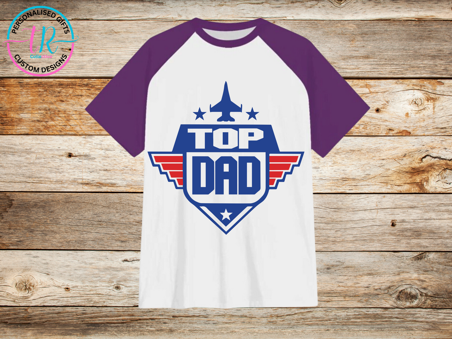 mens-t-shirt-graphic-tees-shirts-top-dad-purple-sleeve-TR-collective-front