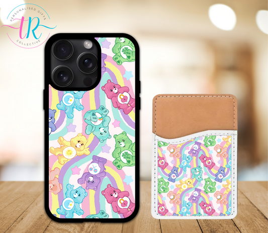 phone-case-with-card-holder-phone-card-holder-iphone-case-with-card-holder-care-bears-TR-Collective-front