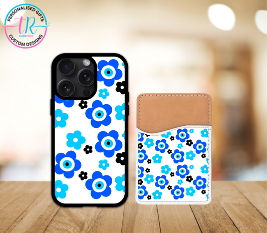 phone-case-with-card-holder-phone-card-holder-iphone-case-with-card-holder-evil-eye-flowers-TR-Collective-front