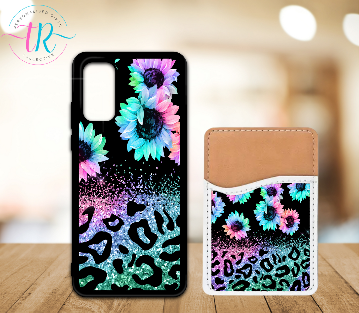 phone-case-with-card-holder-phone-card-holder-samsung-case-with-card-holder-neon-flowers-TR-Collective-front