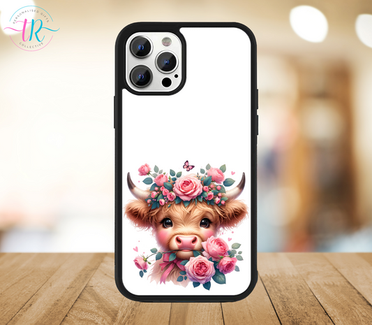 phone-cases-iphone-case-samsung-case-Highland-Cow-Pink-Roses-TR-collective-front