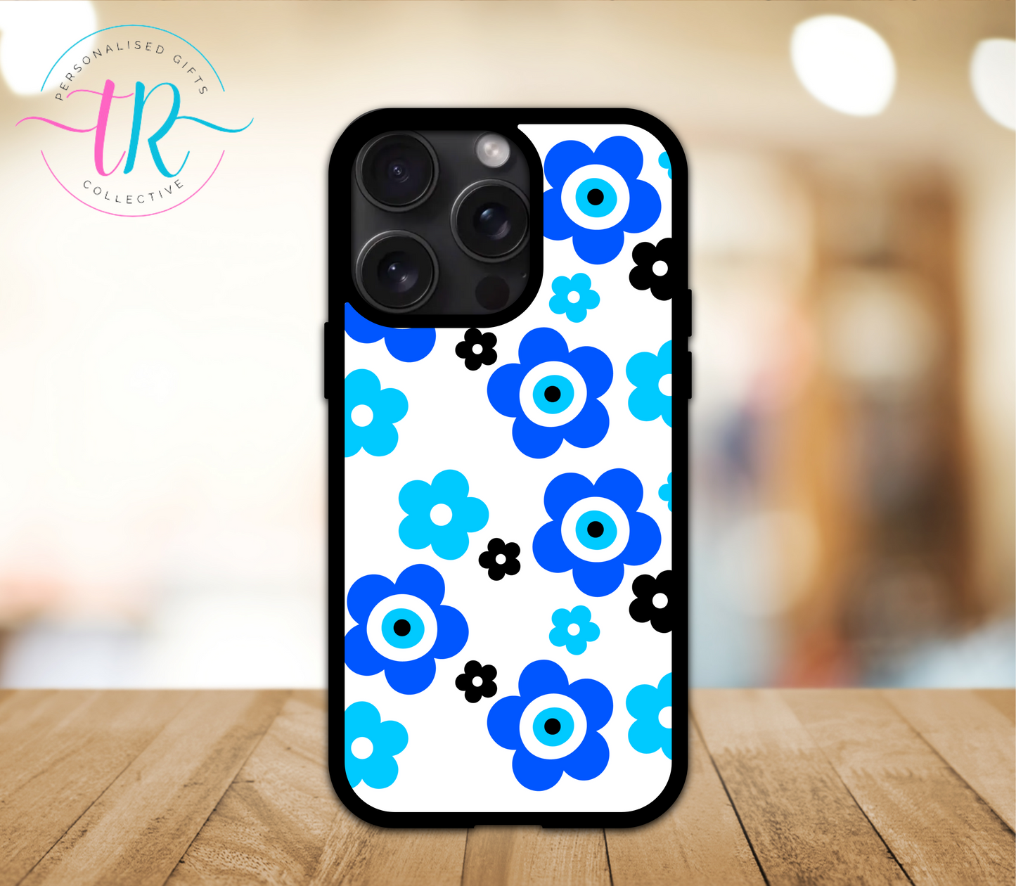 Phone Case - Evil Eye Flowers