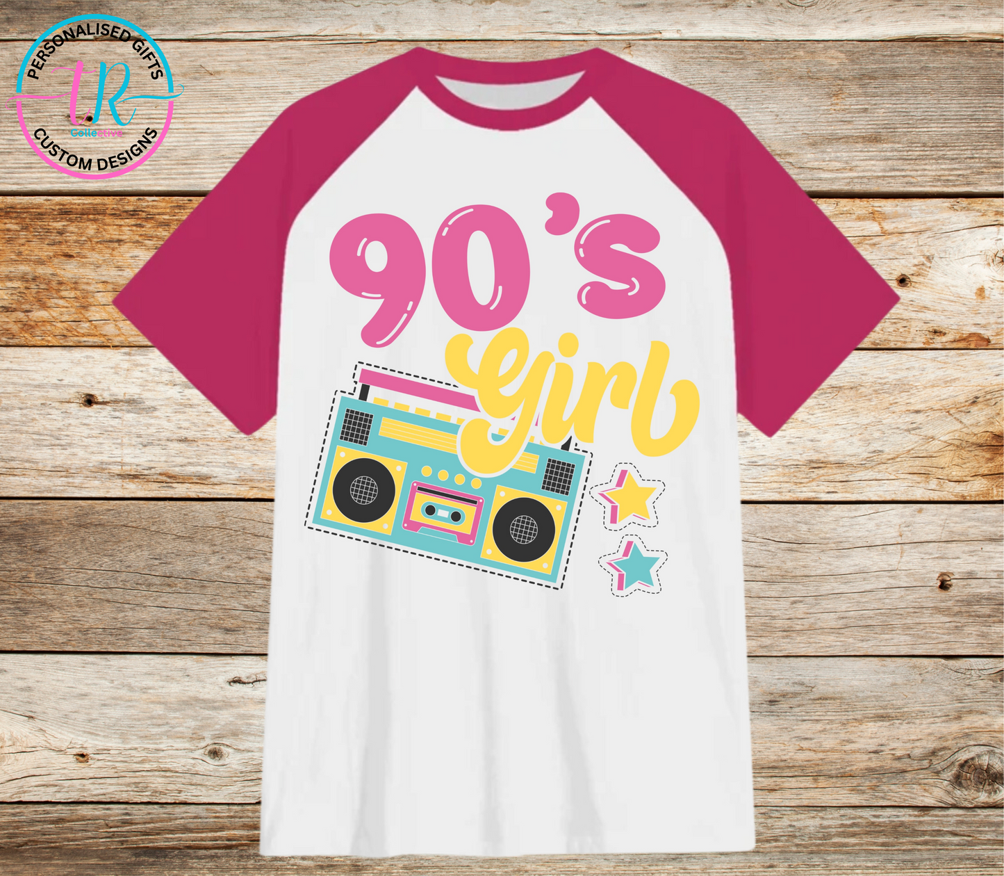 t-shirt-graphic-tees-shirts-90_s-girl-pink-sleeve-TR-collective-front  4000 × 3489px