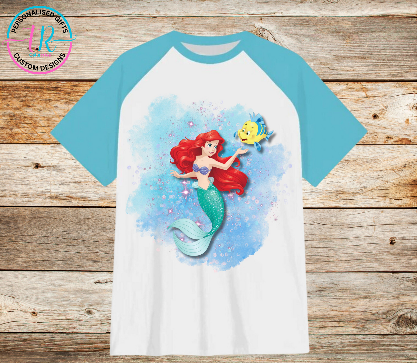 t-shirt-graphic-tees-shirts-ariel-light-blue-sleeve-TR-collective-front