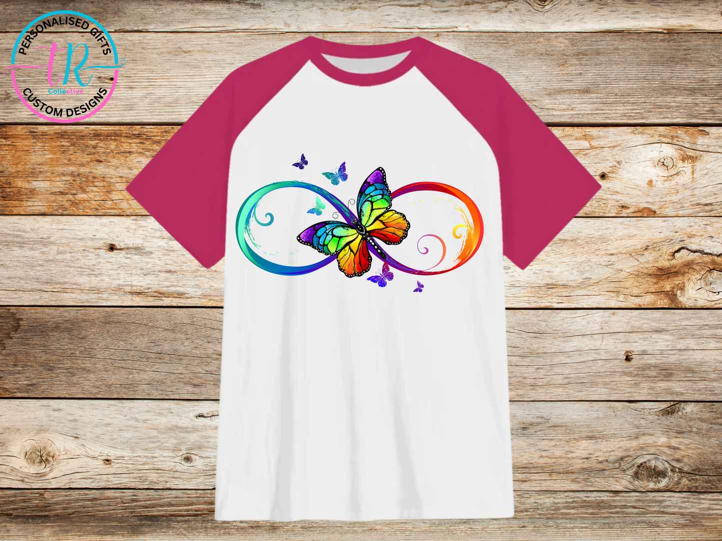 t-shirt-graphic-tees-shirts-autism-butterfly-pink-sleeve-TR-collective-front