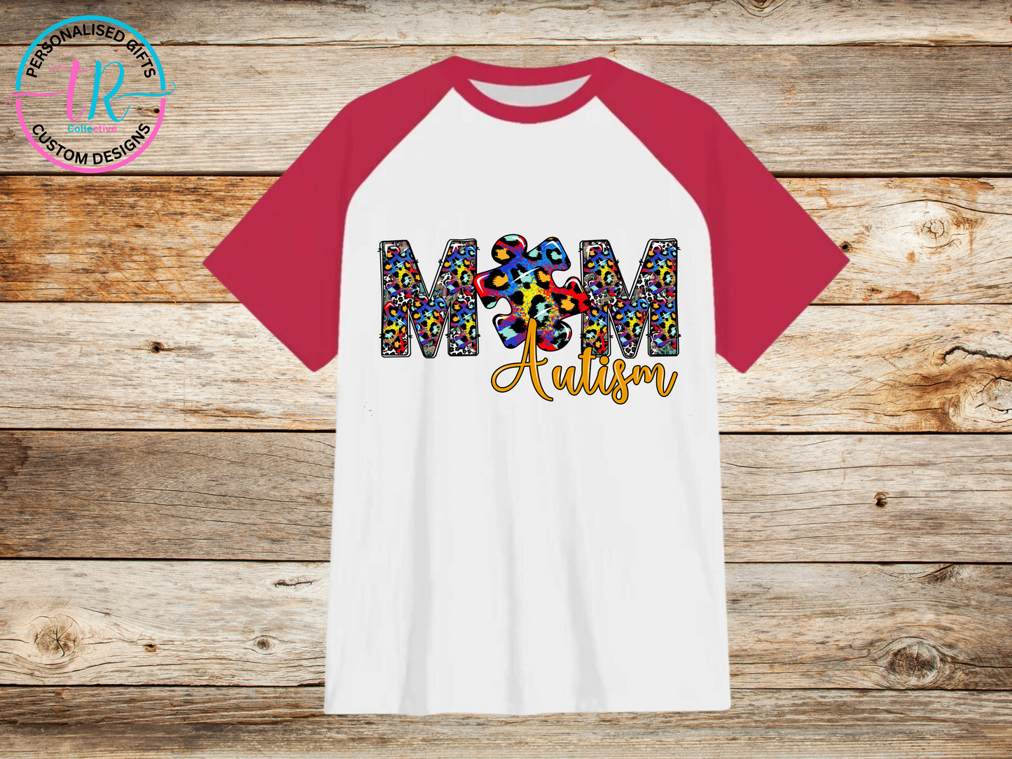 t-shirt-graphic-tees-shirts-autism-mum-red-sleeve-TR-collective-front