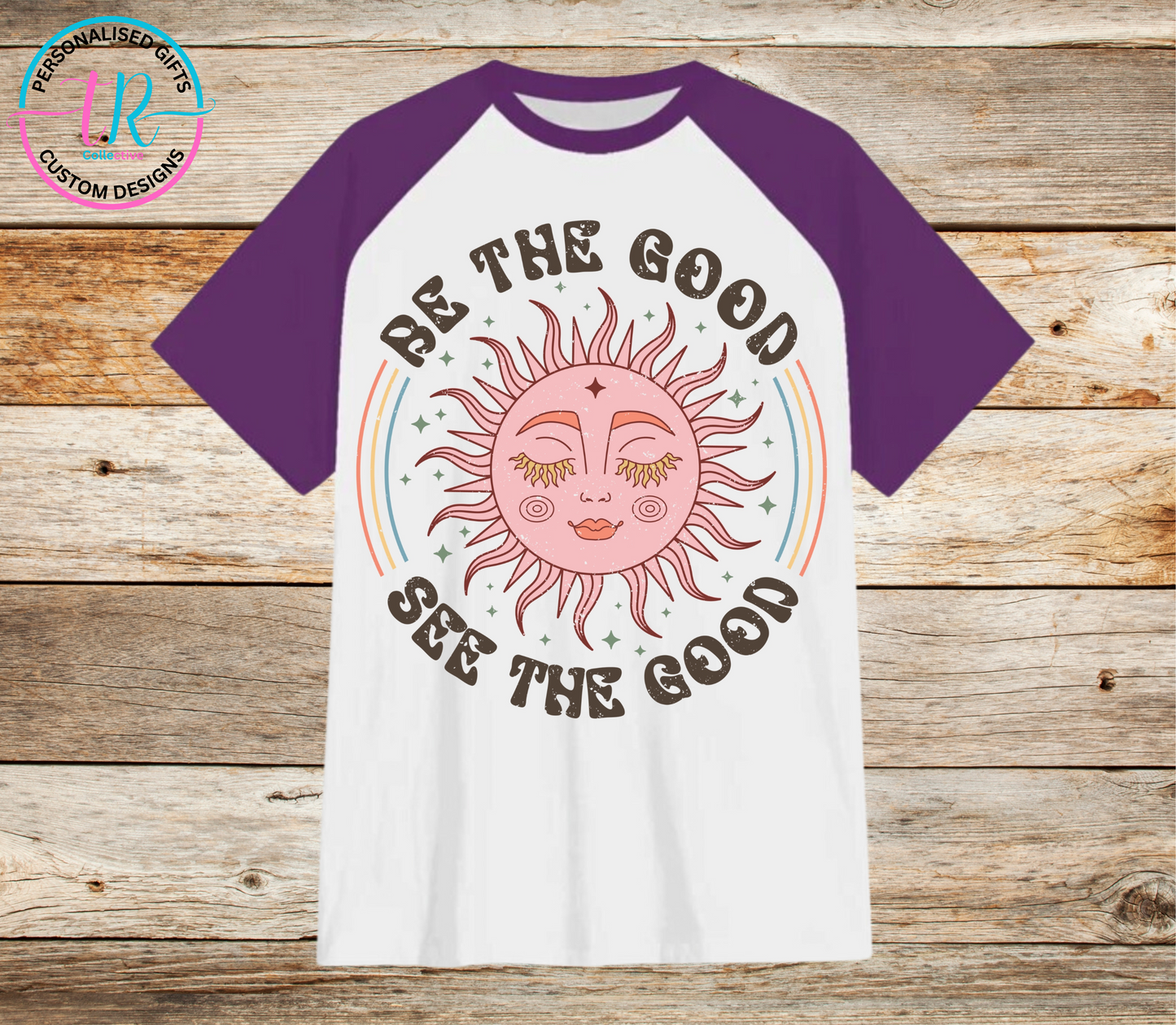 t-shirt-graphic-tees-shirts-be-the-good-purple-sleeve-TR-collective-front