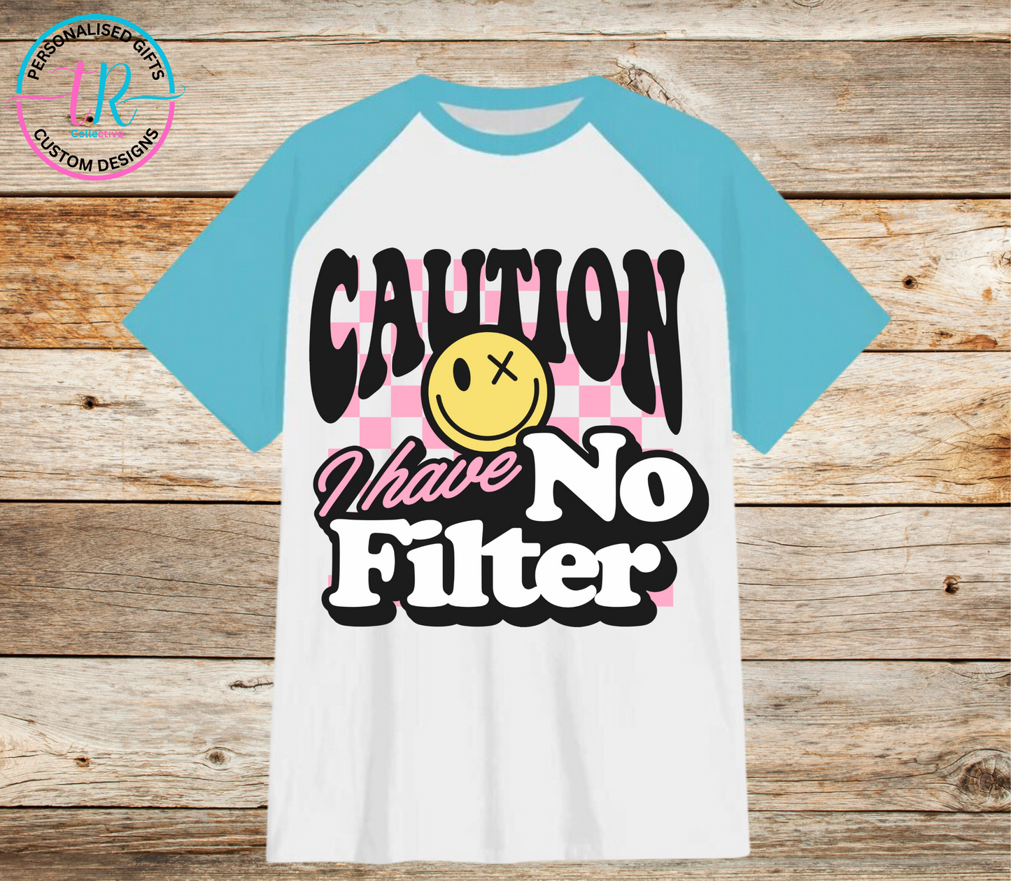 t-shirt-graphic-tees-shirts-caution-light-blue-sleeve-TR-collective-front