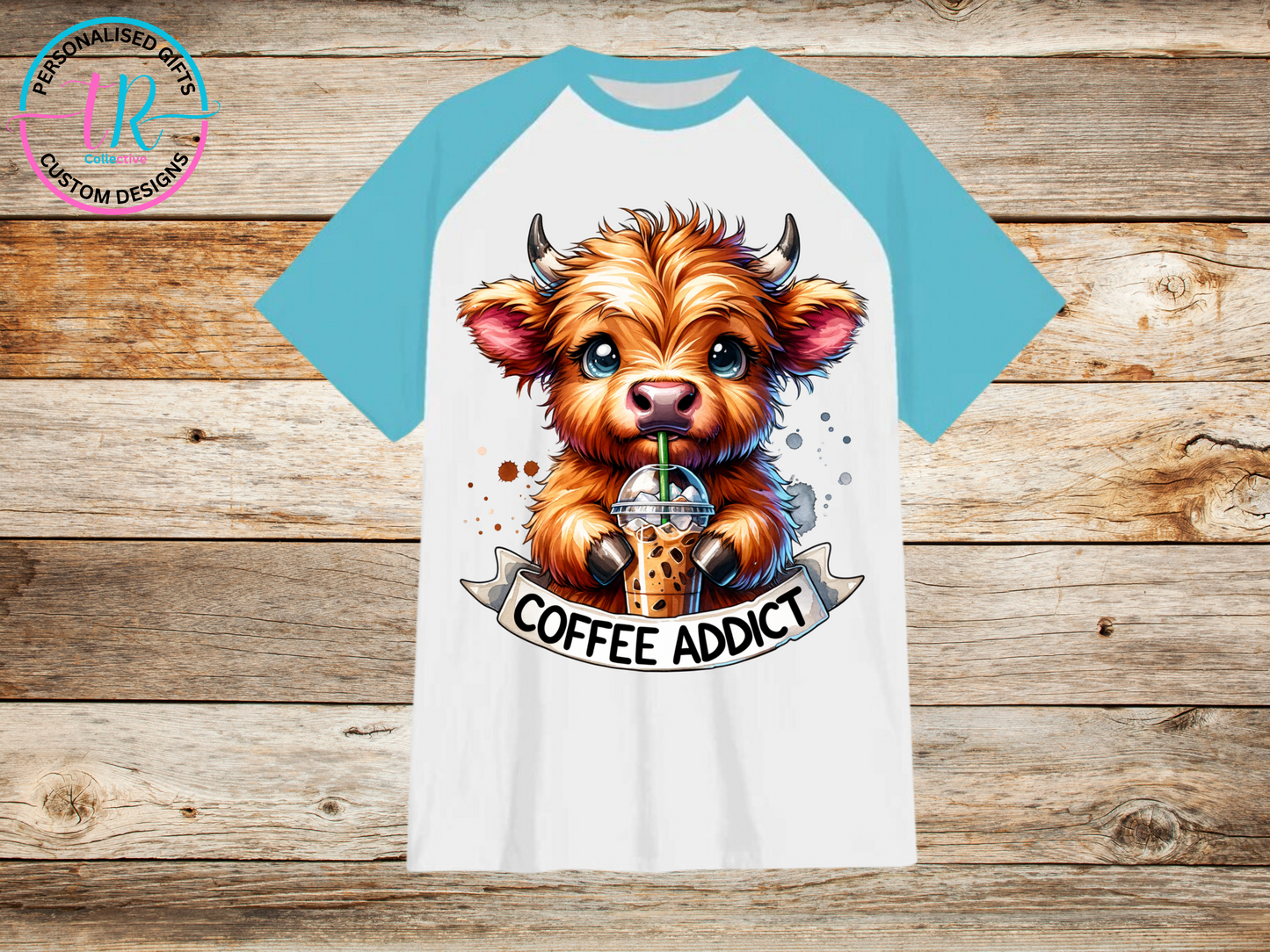 t-shirt-graphic-tees-shirts-coffee-addict-light-blue-sleeve-TR-collective-front